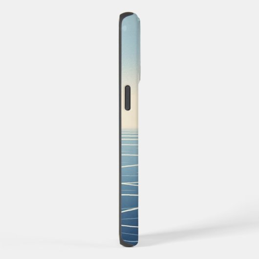 Zeilboot op de hoge zeeen iPhone hoesje (Rechterkant)