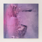 Zeilboot op de kade legpuzzel (Horizontaal)