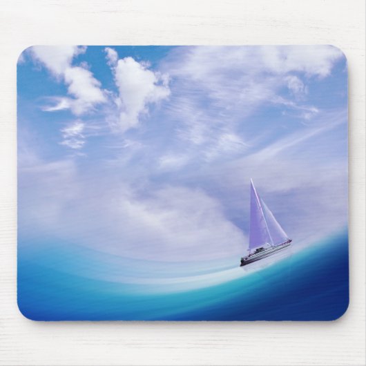 Zeilboot op een epic Wave Muismat (Voorkant)
