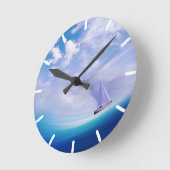 Zeilboot op een epic Wave Ronde Klok (Hoek)