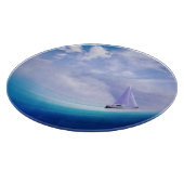 Zeilboot op een epic Wave Snijplank (Hoek)