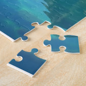 Zeilboot op een helder meer legpuzzel (Zijkant)