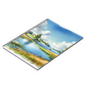 Zeilboot op een meer notitieboek (Linkerzijde)