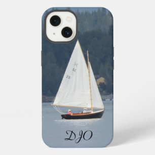 Zeilboot op het meer beginletters Case-Mate iPhon iPhone 13 Hoesje