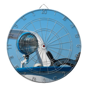 Zeilboot op het vliegwiel dartbord