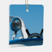 Zeilboot op het vliegwiel keramisch ornament (Rechts)