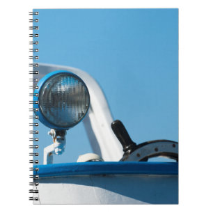 Zeilboot op het vliegwiel notitieboek