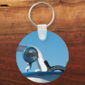 Zeilboot op het vliegwiel sleutelhanger (Voorkant)