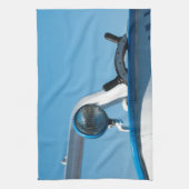 Zeilboot op het vliegwiel theedoek (Verticaal)