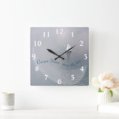 Zeilboot op het zee Acrylwandklok Vierkante Klok (Huis)