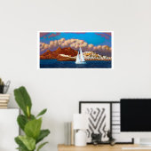 Zeilboot op Naxos Poster (Thuiskantoor)