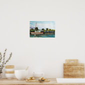 Zeilboot op Norfolk Broads Poster (Keuken)