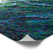 Zeilboot op ruw water Poster van Afbeelding voor h (Hoek)