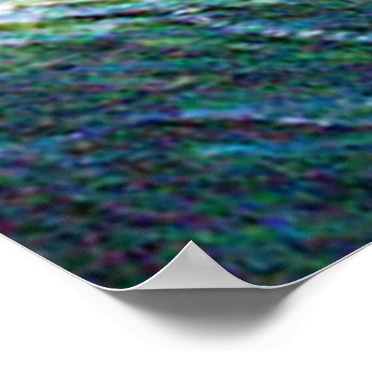 Zeilboot op ruw water Poster van Afbeelding voor h (Hoek)