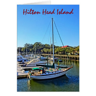 Zeilboot op Shelter Cove Marina Hilton Head Island