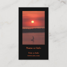 Zeilboot op Sunset Photo