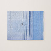 Zeilboot op zee, Nautisch, blauw waterhemel Legpuzzel (Horizontaal)