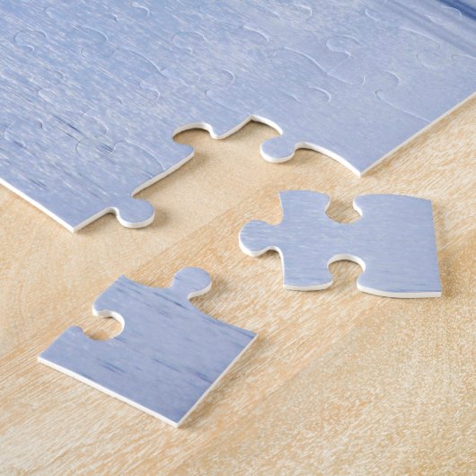 Zeilboot op zee, Nautisch, blauw waterhemel Legpuzzel (Zijkant)