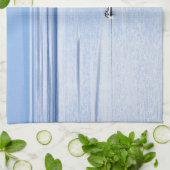 Zeilboot op zee, Nautisch, blauw waterhemel Theedoek (Gevouwen)