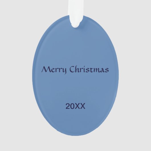 Zeilboot ovaal Acrylhoudend Ornament (achterkant)