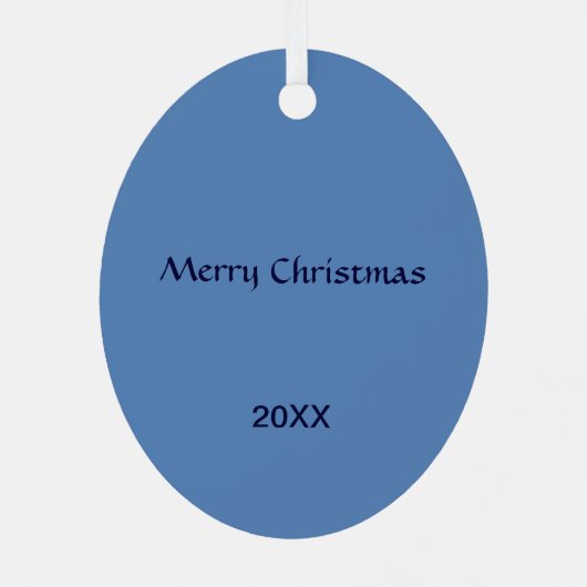 Zeilboot Oval Metaal Ornament (Achterkant)