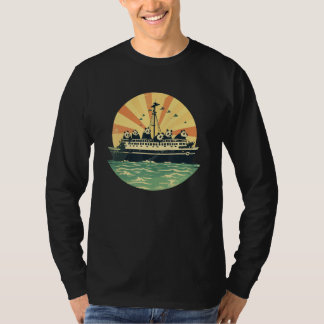 Zeilboot Panda Oceaan Cruise Vakantie T-shirt