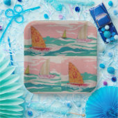 Zeilboot Papier Bord (Feest)