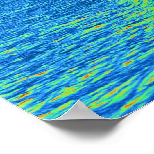 Zeilboot Papoose 1887 gekleurd Poster (Hoek)