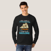 Zeilboot Pensioenplan Zeilen T-shirt (Voorkant volledig)