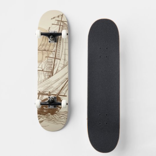  zeilboot persoonlijk skateboard (Voorkant)