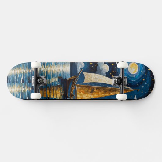 zeilboot persoonlijk skateboard (Horizontaal)
