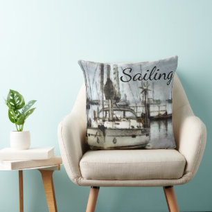Zeilboot Pillow Nautisch Thema Decor Kussen