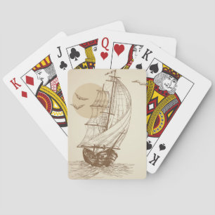 zeilboot pokerkaarten