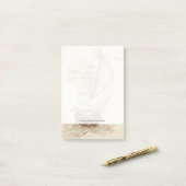  zeilboot post-it® notes (Op bureau)