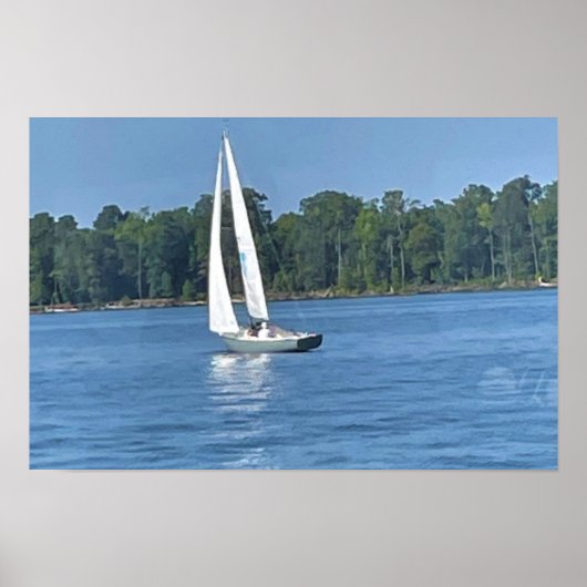 Zeilboot Poster (Voorkant)