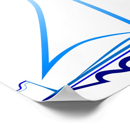 Zeilboot Poster (Hoek)