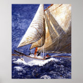 Zeilboot Poster (Voorkant)