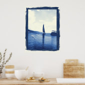 zeilboot poster (Keuken)