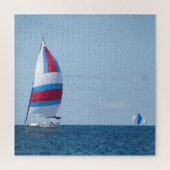 Zeilboot Regatta op Lake Michigan Legpuzzel (Verticaal)