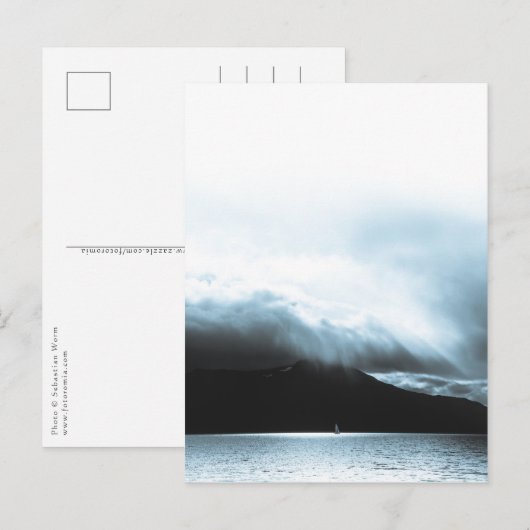 Zeilboot Reisfoto Briefkaart (Voorkant / Achterkant)