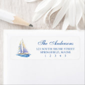 Zeilboot Retouradres Label (Insitu)