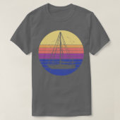 Zeilboot Retro 1 T-shirt (Design voorkant)