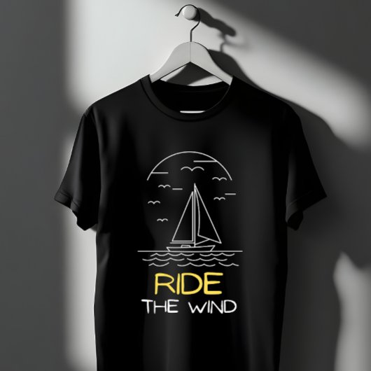 Zeilboot Ride The Wind T-shirt