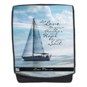 Zeilboot Rugtassen (Voorkant)