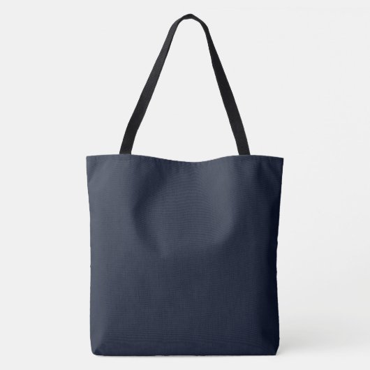Zeilboot 's nachts tote bag (Achterkant)