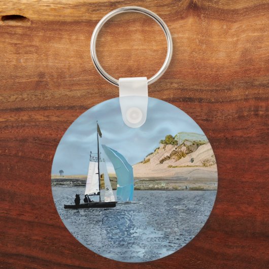 ZEILBOOT SLEUTELHANGER (Voorkant)