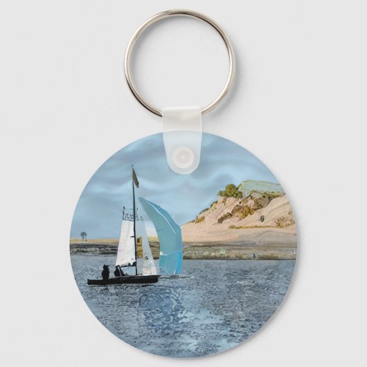 ZEILBOOT SLEUTELHANGER (Achterkant)
