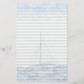 Zeilboot Stationery Briefpapier (Voorkant)