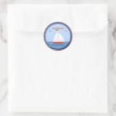 Zeilboot Sticker (Tas)
