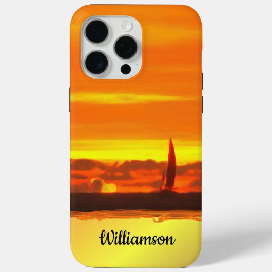 Zeilboot Sunset 1300 Case-Mate iPhone Case (Achterkant)